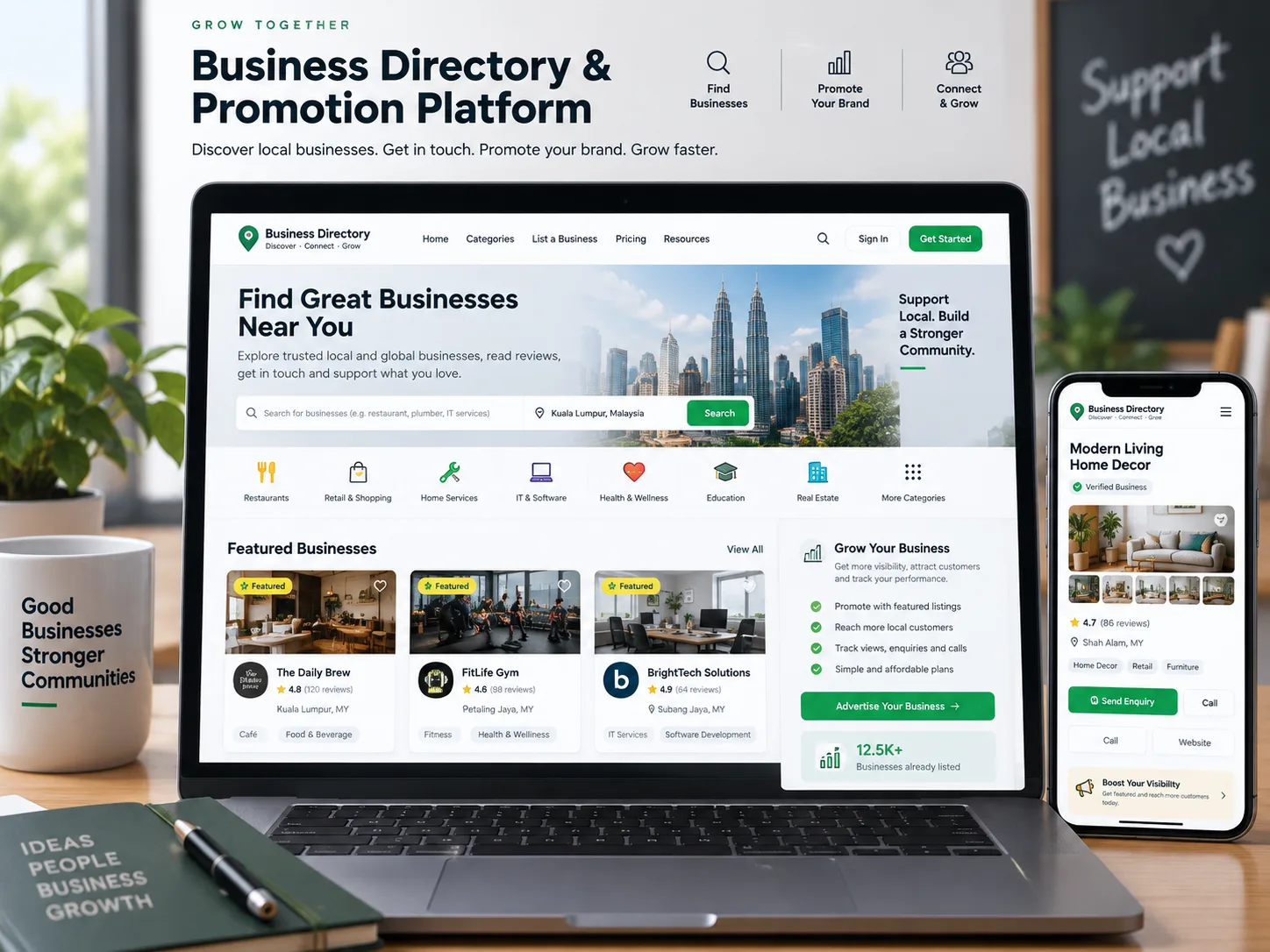 Business Directory & Promotion Platform